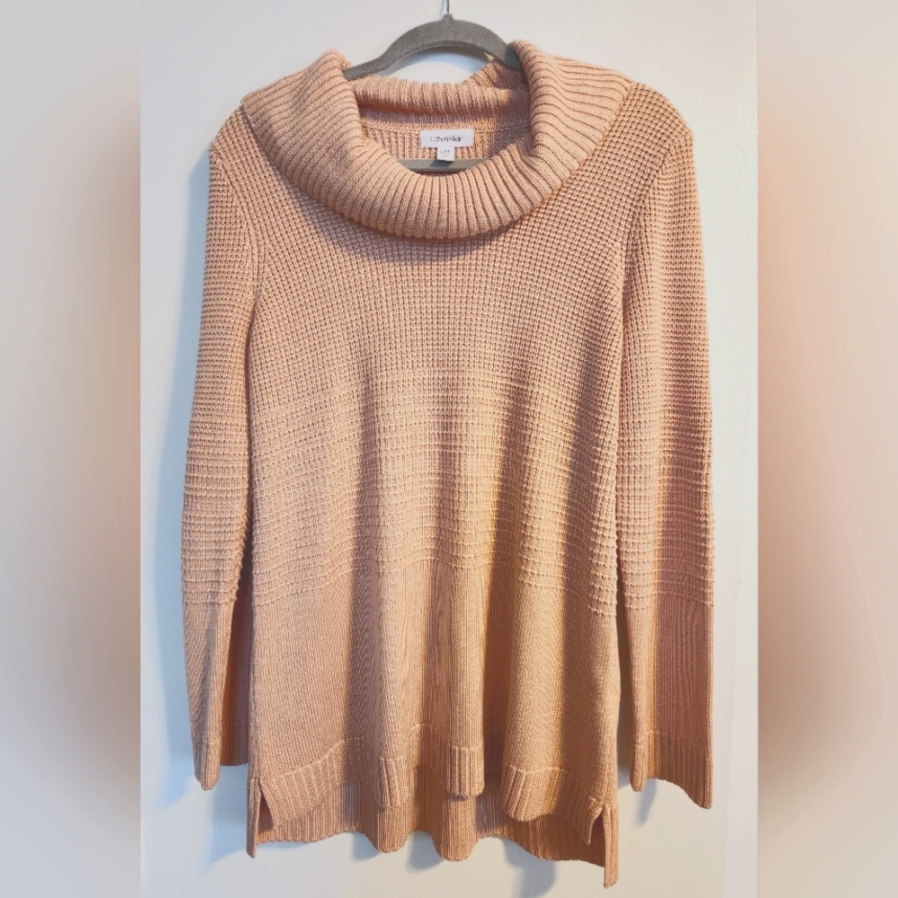 CALVIN KLEIN COWL NECK SWEATER L